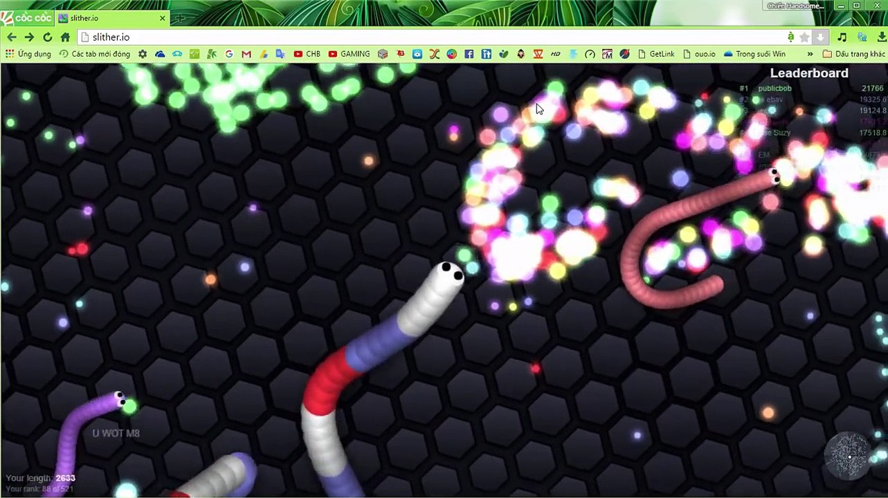 CHB REVIEW | SLITHER.IO - RẮN SĂN MỒI ONLINE | CÀNG CHƠI CÀNG NGHIỆN