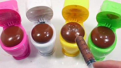 DIY How To Make Water Balloons Slime Chocolate Learn Colors Slime Orbeez