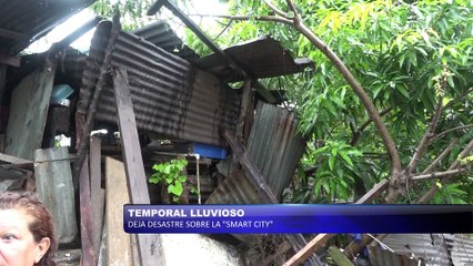 Temporal lluvioso deja desastre sobre la "Smart City"