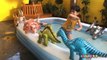 SWIMMING WITH BABY DINOSAURS - Skyheart's Inflatable Toy Dinosaurs for kids balloon water-zbtm338vgyc
