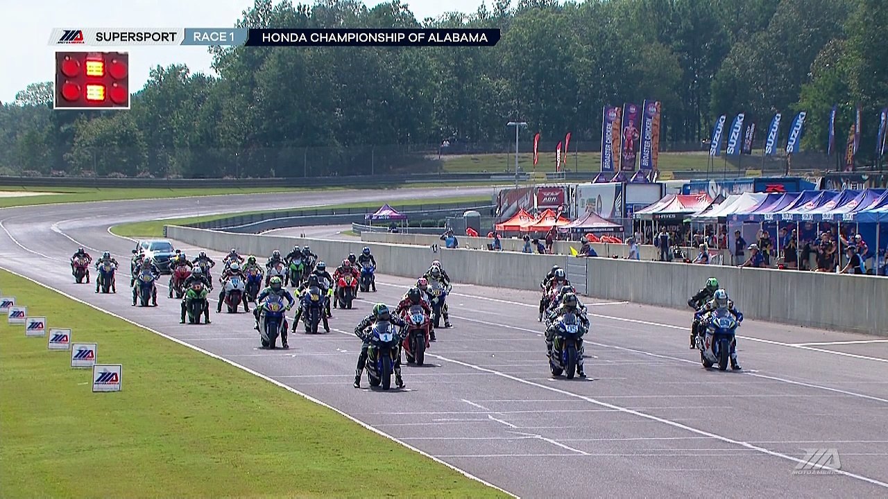 2017 MotoAmerica Honda Championship of Alabama Supersport Race 1