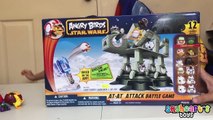 ANGRY BIRDS Star Wars At-At Attack Battle Game with R2-D2 Astromech Droid Interactive Toys-lqQ0lKRUmXk