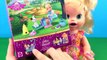 Baby Alive Play Date in the Park W/ Baby Disney Princess Cinderella and Aurora Baby Dolls