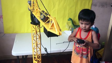 PLAYTIME with Fast Lane Mega ULTIMATE TOWER CRANE Construction Toy Review Playset-iM1Khxz8f7s