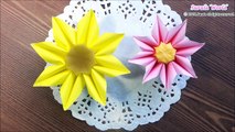 Origami - Sunflower / 종이접기 - 해바라기 (입체 꽃)
