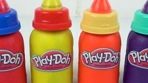 Baby Doll Milk Bottles Learn Colors Play DOh Surprise Eggs Superhero Peppa Pig Nursey Rhymes-U3TlARdxKZg