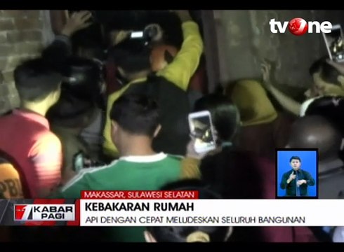 Kebakaran Besar Tewaskan Tiga Penghuni Rumah
