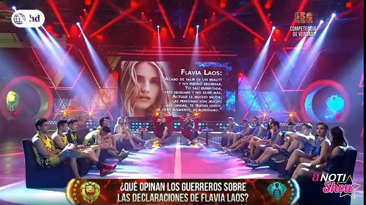 EEG: Guerreros le dicen sus verdades a Flavia Laos