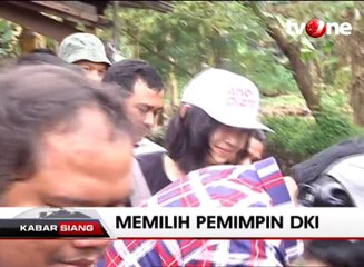 Kampanye di Cipinang, Ahok Tinjau Aliran Sungai Cipinang