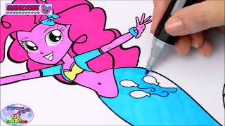 My Little Pony Coloring Book Pinkie Pie Filly Mermaid Episode Surprise Egg and Toy Collector SETC