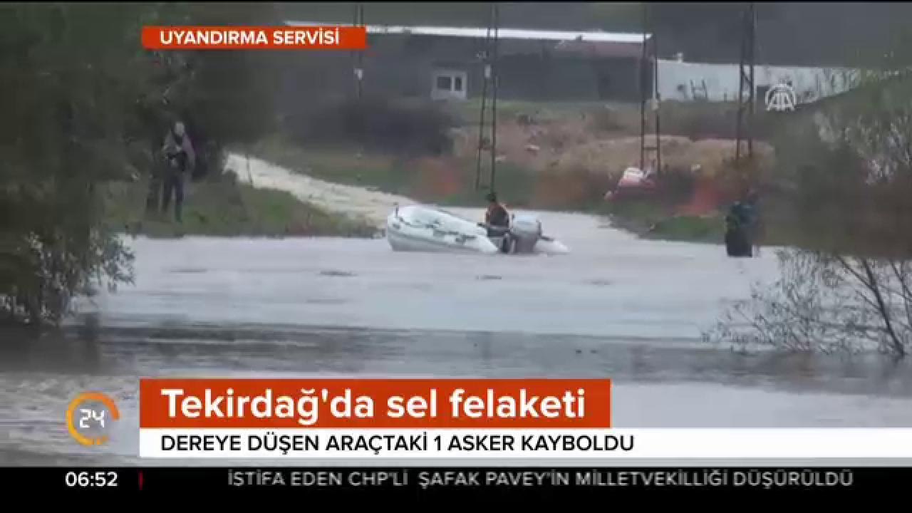 Dereye düştü