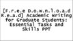 [huBP3.F.r.e.e D.o.w.n.l.o.a.d] Academic Writing for Graduate Students: Essential Tasks and Skills by John M. Swales, Christine B. FeakRobert WachterNigel A. CaplanChristine Feak W.O.R.D