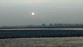 The greatest sunset in nepal mahakaali river