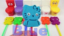 Learn Colors Play Doh Finger Family Molds Toilet Creative for Kids Baby Doll Peppa Pig em Português-997vCuhuRnM
