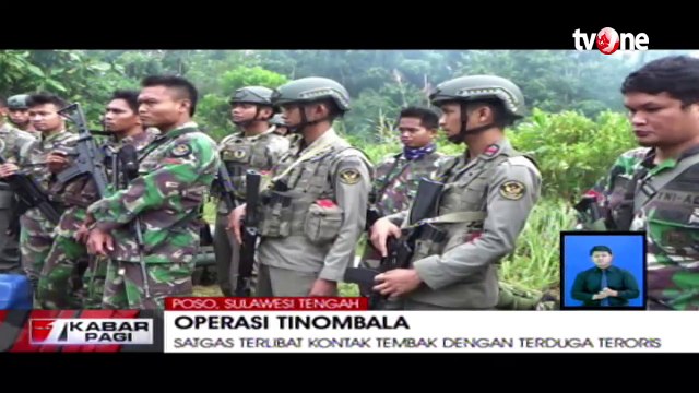 Satgas Operasi Tinombala Kontak Tembak dengan Terduga Teroris