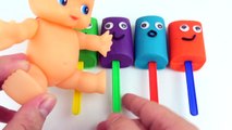 Learn Colors Play Doh Ice Cream Popsicle Rainbow Toys Peppa Pig Family Funny Kids 2017-1oyeZ_ICA8k