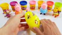 Learn Colors Play Doh Surprise Eggs Peppa Pig Português Brasil Finger Family Nursery Rhymes-H0HZ9aEpmwI