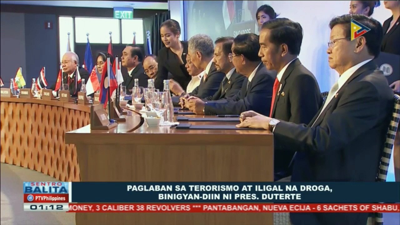 Paglaban sa terorismo at iligal na droga, binigyang diin ni Pres. Duterte