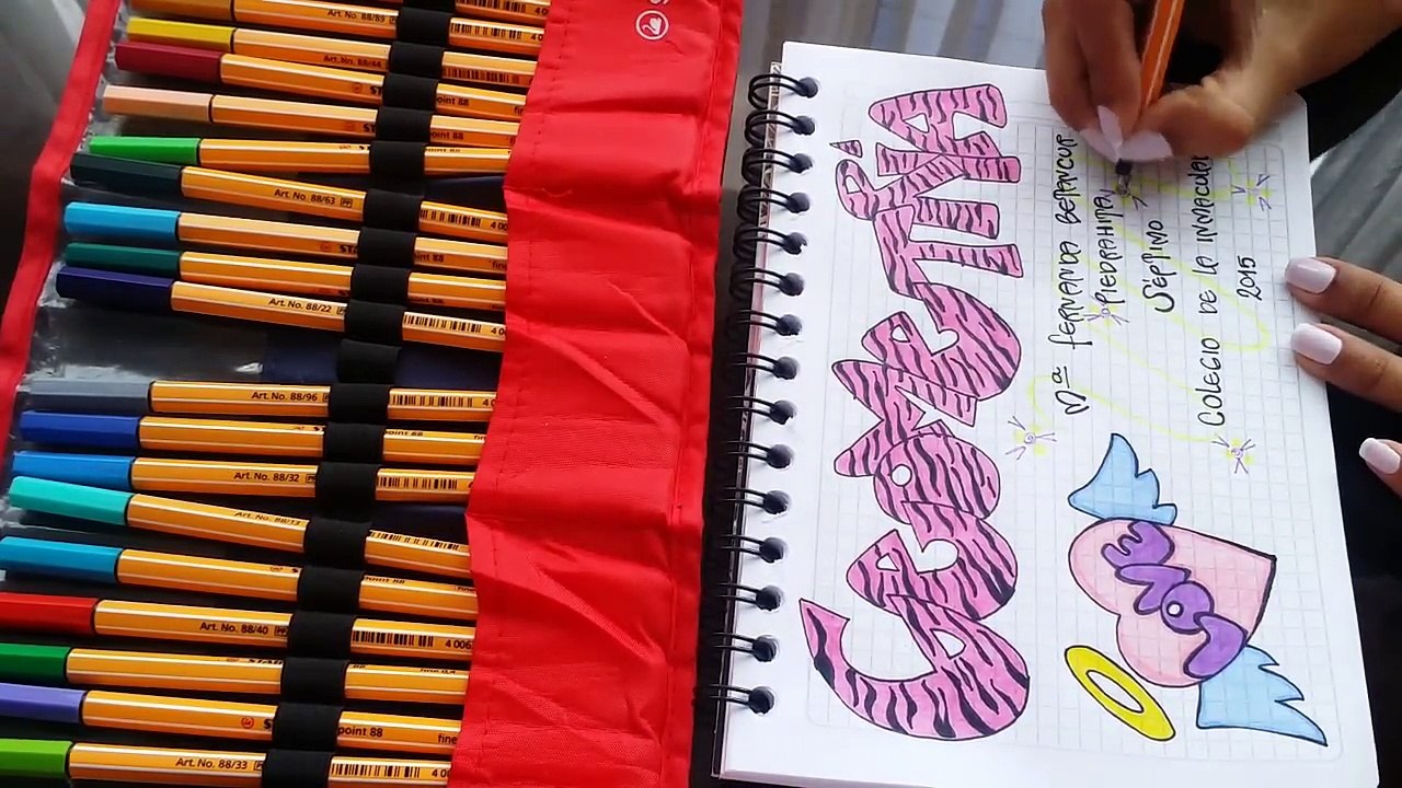 ¡MARCA TUS CUADERNOS! / IDEAS PRECIOSAS ❤ REGRESO A CLASES - Kathys Secret