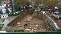 Beşiktaş metro inşaatı alanındaki kazılarda son durum