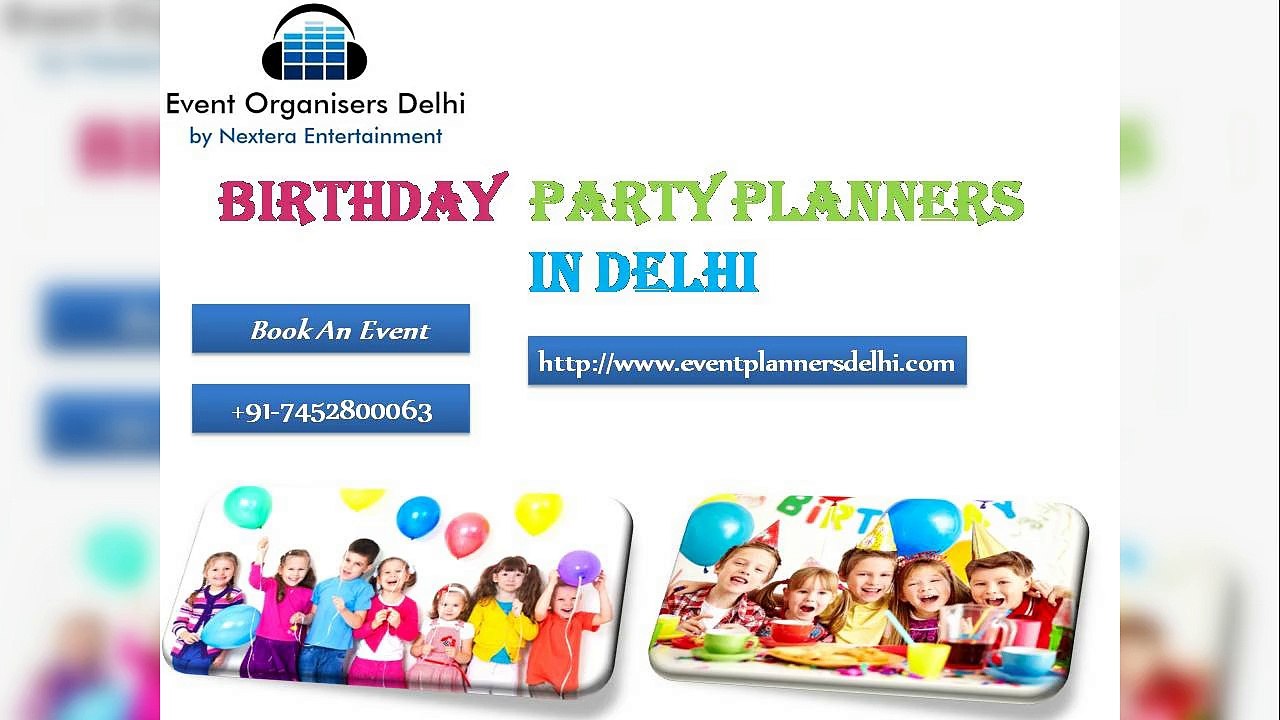 Brithday Party Planners in Delhi