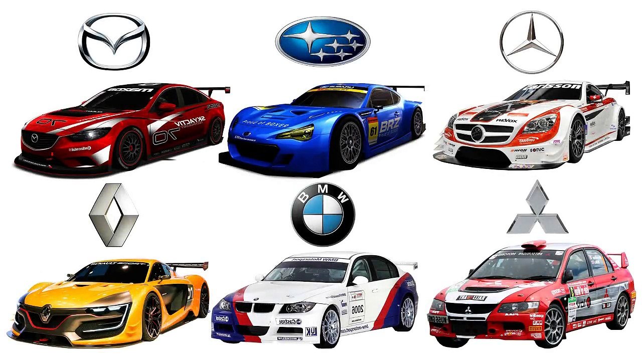 Машинки. УЧИМ МАРКИ МАШИН. Мультик для детей. Сборник, все серии.