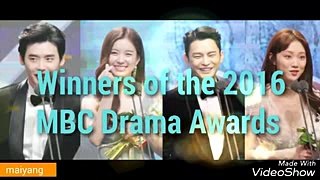 Korea Winners of the 2016 MBC Drama awards
