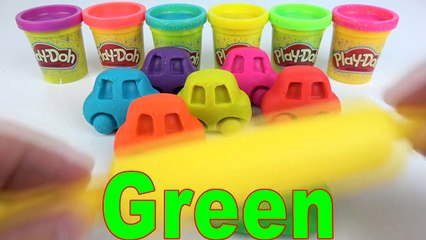 Play Doh Learn Colors Cars Rainbow Finger Family Nursery Rhymes Peppa Pig Creative Fun Kids-lZl2mLivugE