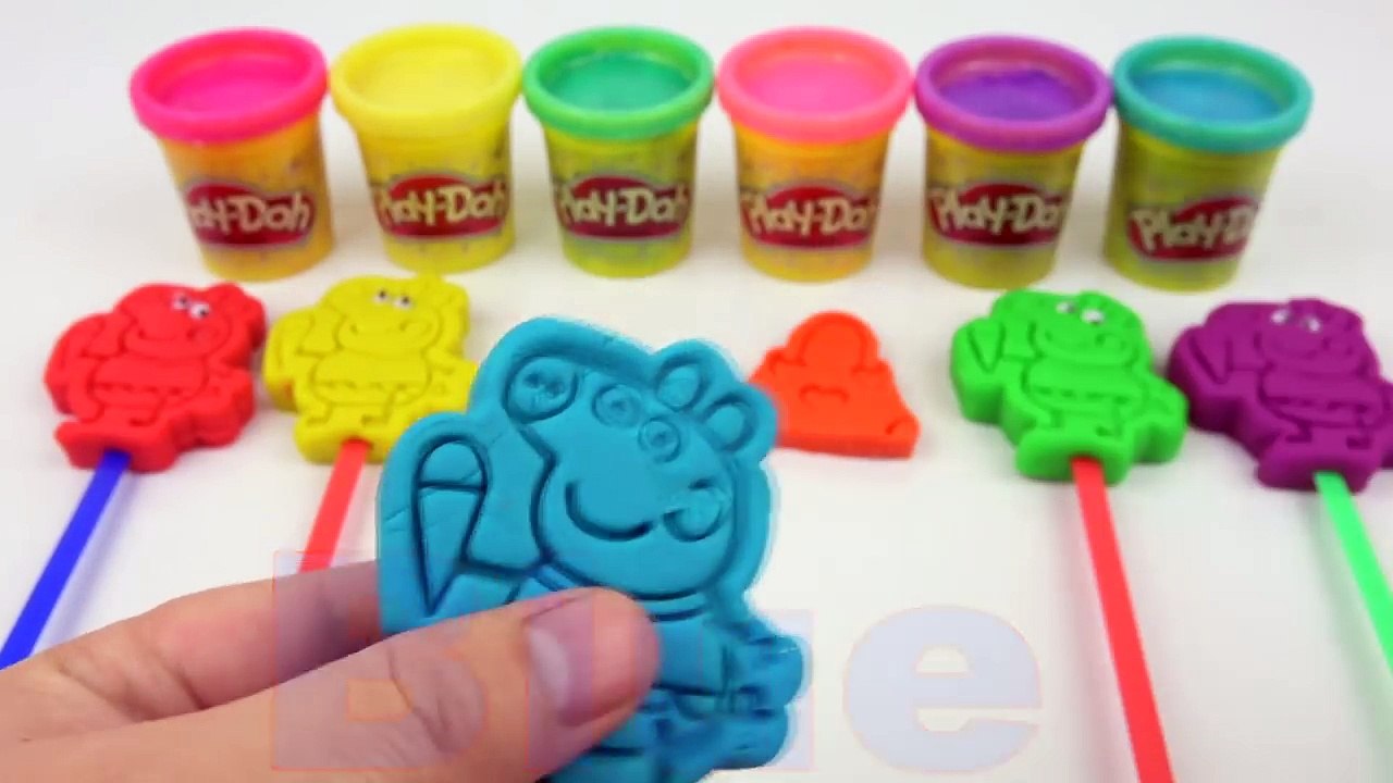 Play Doh Lollipop Peppa Pig Português Brasil -  Learn Colors Rainbow For Kid-osEGaos5B0Y