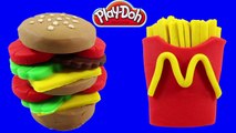 Play Doh Stop Motion & Peppa Pig TOYS! - MAKE Hamburger, French Fries playdoh Frozen-BJhUWAFTXKM