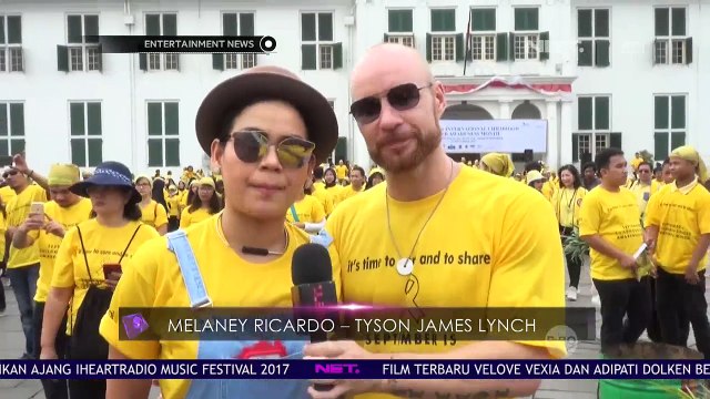 Kegiatan Melaney Ricardo & Tyson Lynch di Acara Kepedulian Kanker Pada Anak