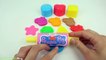 Learn Colors and Shapes with Play Doh Peppa Pig Surprise Toys for Kids