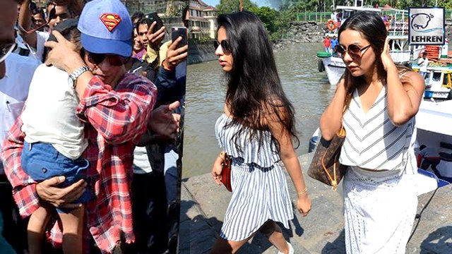 Shah Rukh Khan And Family Return Celebrating Their 26th Marriage Anniversary