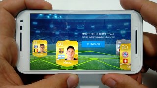 FIFA 16 Ultimate Team Moto G 2ª e 3ª Geração Testando o Game