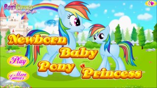 My Little Pony Twilight Sparkle, Rainbow Dash & Equestria Girls Pinkie Pie, Rarity Baby Birth Games