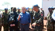 UN chief visits areas of conflict in Central African Republic