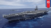 US Navy sends third aircraft carrier to the Pacific