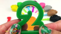 Renkleri Öğrenin Sayılar 1 ila 10 Plastin çilek lolipoplar Sürpriz Oyuncaklar Eğlence Çocuklar