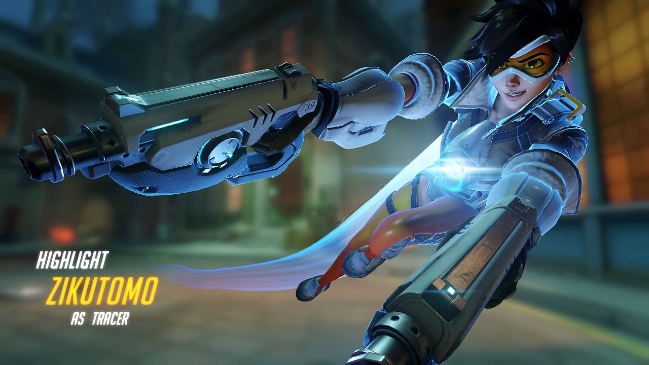 Overwatch quickie before work! Zikutomo's highlight - Tracer