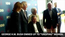 George H.W. Bush acknowledges 'patting women's rears'