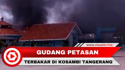 Gudang Petasan di Tangerang Meledak dan Terbakar, 26 Tewas