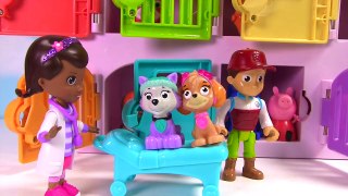 Best Learning Colors Video for Children with Paw Patrol Super Pups Mashems in Animal Hospital
