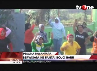 Serunya Wahana Banana Boat di Pantai Bojo Baru