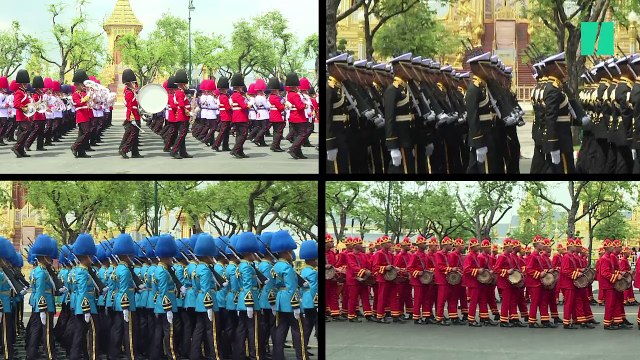 Les images des funérailles monumentales du roi thaïlandais, organisées un an après sa mort