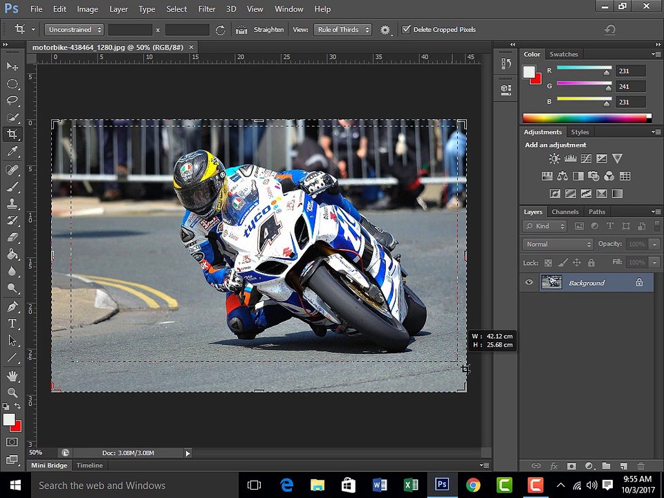 Photoshop CS6 Tutorial • How To Crop An Image Easy - How to Crop an image in Photoshop CS6