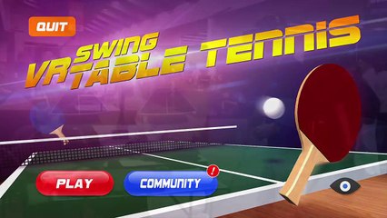 VR Swing Table Tennis Oculus Trailer (Oculus Rift)