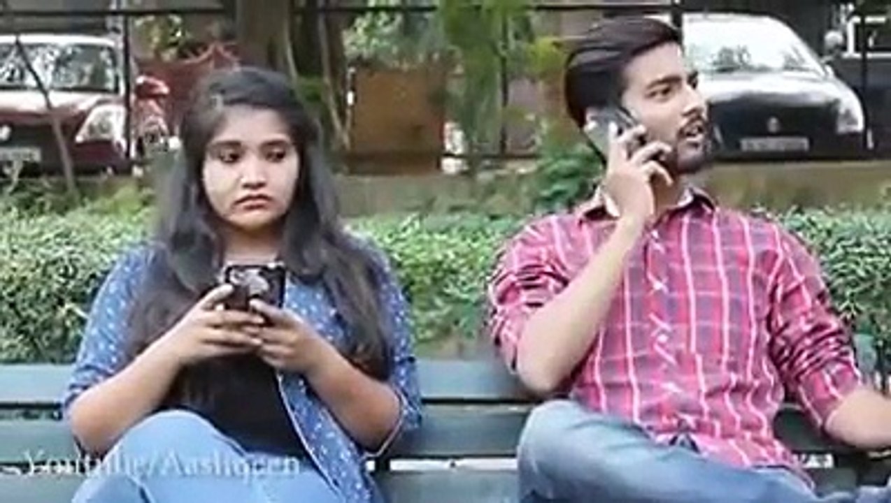 Girl with Iphone7 very funny video for more subcribe this channel