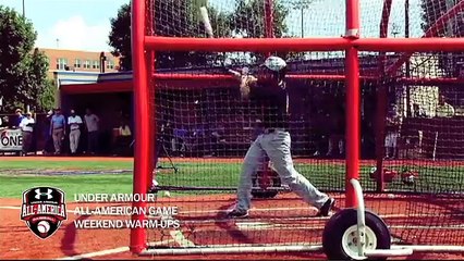 Pre-game interview with Mason Robbins   2010 Under Armour All-America baseball Game