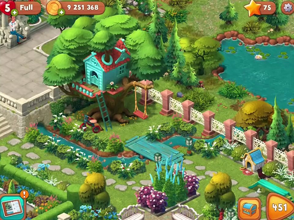 GARDENSCAPES NEW ACRES Gameplay Story Playthrough | Area 2 Day 2 and Day 3