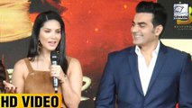 Sunny Leone Speaking FUNNY Gujarati At Tera Intezaar Trailer launch